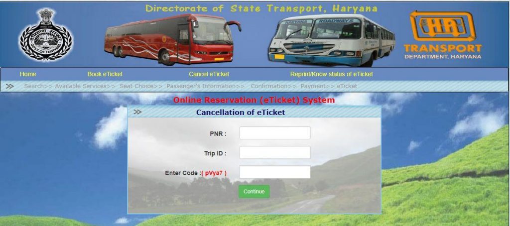 Haryana Roadways ticket booking