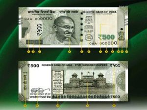 500rs notes real or fake